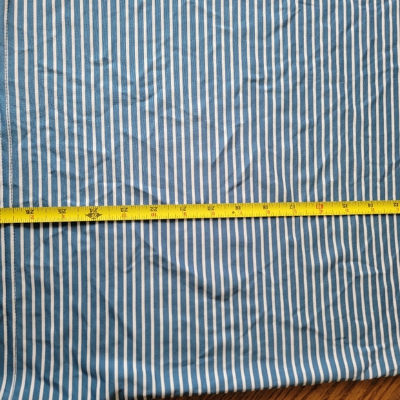 Jack Nicklaus Golden Bear StayDri Blue/ White Striped Golf Shirt Size Medium - Picture 5 of 7